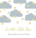 Baby shower guest book (Hardcover): comments book, baby shower party decor, baby naming day guest book, advice for parents sign in book, baby shower p - Hardcover