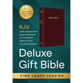 KJV Holy Bible: Deluxe Gift Bible - Burgundy Bonded Leather: King James Version Bible - Leather