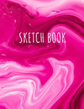 Sketch Book: Activity Sketch Book For Kids Watercolor Abstract Painting Instruction 8.5"x 11" 110 Pages Sketching Book From The Ima - Paperback