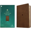 NLT Student Life Application Study Bible, Filament Enabled (Leatherlike, Rustic Brown, Red Letter) - Imitation Leather