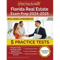 Florida Real Estate Exam Prep 2025-2026: 5 Practice Tests and Study Guide Book for the FL Sales Associate License [Audiobook Access] - Paperback