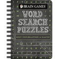 Brain Games - To Go - Word Search Puzzles (Chalkboard) - Spiral