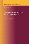 Subsystems of Second Order Arithmetic - Paperback