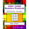 Very Hard Sudoku Puzzles: Volume 4: Very Hard Sudoku Puzzles For Advanced Players - Paperback