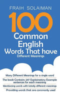 100 Common English Words That Have Different Meanings: many different meanings for a single word, providing words that are commonly used, the book con - Paperback