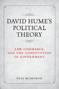 David Hume's Political Theory: Law, Commerce and the Constitution of Government - Paperback
