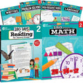 180 Days(tm) Reading, High-Frequency Words, Math, Problem Solving, Writing, & Language for Grade 2: 6-Book Set: Practice, Assess, Diagnose - Paperback