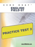 Ceoe Osat English Field 07 Practice Test 2 - Paperback