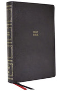 KJV Holy Bible: Paragraph-Style Large Print Thinline with 43,000 Cross References, Black Genuine Leather, Red Letter, Comfort Print (Thumb Indexed): K - Leather