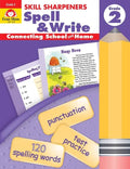 Skill Sharpeners: Spell & Write, Grade 2 Workbook - Paperback
