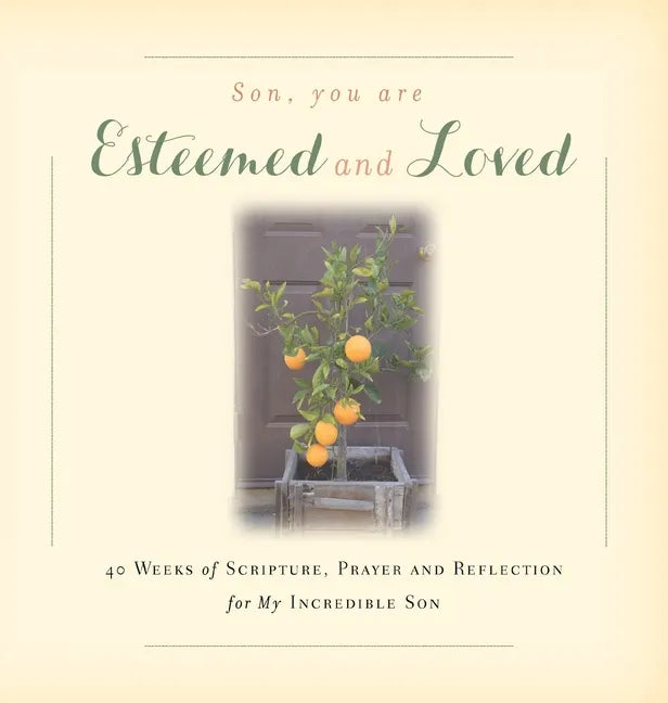 Son, You are Esteemed and Loved: 40 Weeks of Scripture, Prayer and Reflection for My Incredible Son - Hardcover