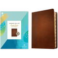 NLT Courage for Life Study Bible for Women, Filament Enabled (Genuine Leather, Brown, Indexed) - Leather