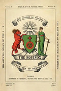 The Equinox: Keep Silence Edition, Vol. 1, No. 2 - Hardcover