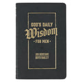 God's Daily Wisdom for Men 365 Devotions Faux Leather - Leather