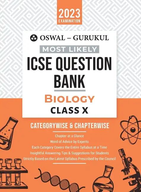 Oswal - Gurukul Biology Most Likely Question Bank: ICSE Class 10 For 2023 Exam - Paperback
