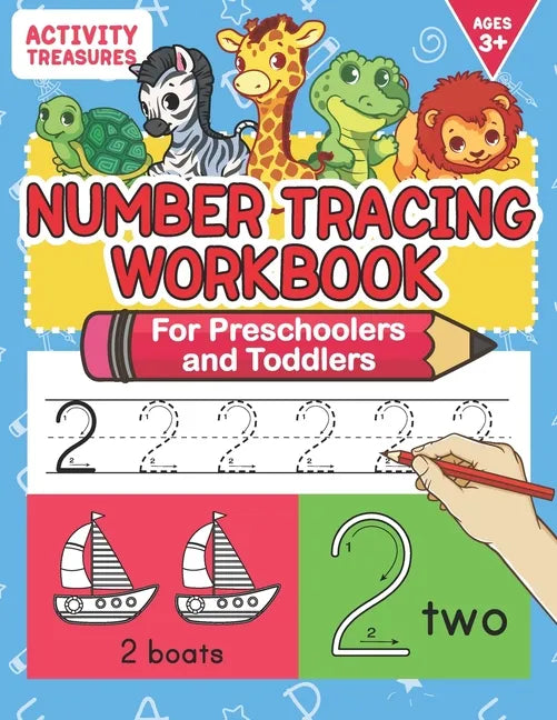 Number Tracing Workbook For Preschoolers And Toddlers: A Fun Number Practice Workbook To Learn The Numbers From 0 To 30 For Preschoolers & Kindergarte - Paperback