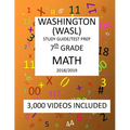 7th Grade WASHINGTON WASL, MATH, Test Prep: 2019: 7th Grade Washington Assessment of Student Learning MATH Test prep/study guide - Paperback