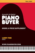 Piano Buyer Model & Price Supplement / Fall 2021 - Paperback