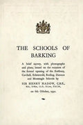The Schools of Barking - Paperback