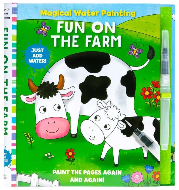 Magical Water Painting: Fun on the Farm: (Art Activity Book, Books for Family Travel, Kids' Coloring Books, Magic Color and Fade) - Paperback