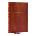 RSV Personal Size Bible with Cross References, Brown Leathersoft, Thumb Indexed, (Sovereign Collection) - Imitation Leather