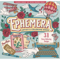 Ephemera Adult Coloring Book (31 One-Sided Designs on Thick Paper) - Paperback