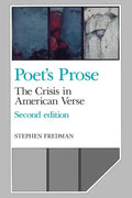 Poet's Prose: The Crisis in American Verse - Paperback
