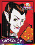 Vampire and Monsters Night Terrors Mosaic: Pixel Adults Coloring Books Color by Number Halloween Theme - Paperback