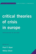 Critical Theories of Crisis in Europe: From Weimar to the Euro - Paperback