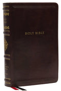 Nkjv, Personal Size Reference Bible, Sovereign Collection, Leathersoft, Brown, Red Letter, Thumb Indexed, Comfort Print: Holy Bible, New King James Ve - Imitation Leather