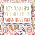 Let's Play I Spy Valentine Ages 2-5: Fun Educational Guessing Game Interactive Picture, Coloring and Educational Game Book For Little Kids, (Valentine - Paperback