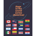 Flags of the World Series (Americas): adult coloring book - Paperback