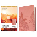 The Message Deluxe Gift Bible, Large Print (Leather-Look, Dusty Pink Floral): The Bible in Contemporary Language - Imitation Leather
