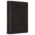 ESV Value Large Print Compact Bible, Red Letter (Trutone, Black) - Imitation Leather