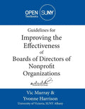 Guidelines for Improving the Effectiveness of Boards of Directors of Nonprofit Organizations - Paperback