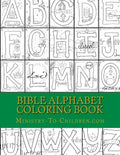 Bible Alphabet Coloring Book: Christian themed coloring sheets for every letter in the alphabet. - Paperback