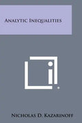 Analytic Inequalities - Paperback