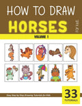How to Draw Horses for Kids - Volume 1 - Paperback