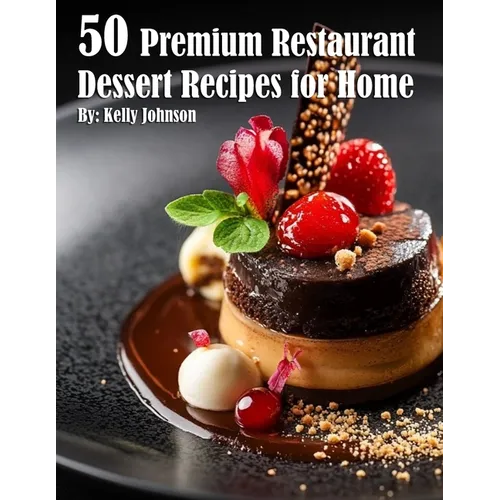 50 Premium Restaurant Dessert Recipes for Home - Paperback