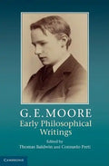 G. E. Moore: Early Philosophical Writings - Hardcover