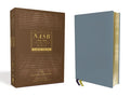 Nasb, Thinline Bible, Large Print, Genuine Leather, Buffalo, Blue, Red Letter Edition, 1995 Text, Comfort Print - Leather