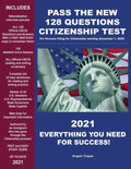 Pass the New 128 Questions Citizenship Test: For persons filing for Citizenship starting December 1, 2020 - Paperback