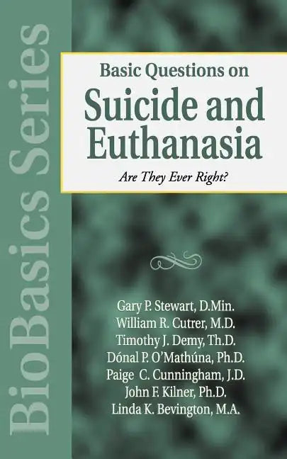 Basic Questions on Suicide and Euthanasia - Paperback