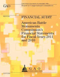Financial Audit: American Battle Monuments Commission's Financial Statements for Fiscal Years 2011 and 2010 - Paperback