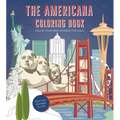 Americana Coloring Book: Color Your Way Across the U.S.A. - More Than 100 Pages to Color - Paperback