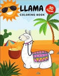 Llama Coloring Book: Crazy Colouring Book for Kids and Adults - Paperback