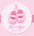 It's a Girl! Baby Shower Guest Book: Pink Ballerina Tutu Theme, Wishes to Baby and Advice for Parents, Guests Sign in Personalized with Address Space, - Hardcover