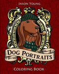 Dog Portraits Coloring Book: Dog Coloring Books for Adults - Paperback