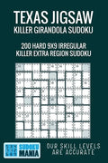 Texas Jigsaw Killer Girandola Sudoku: 200 Hard 9x9 Irregular Killer Extra Region Sudoku - Paperback