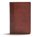 CSB Everyday Study Bible, British Tan Leathertouch - Imitation Leather